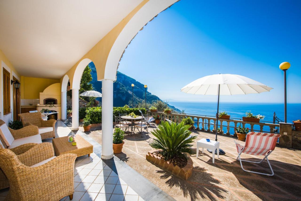 Villa Savina - Elegant Family Villa Overlooks Amalfi Coast - Positano Exterior photo